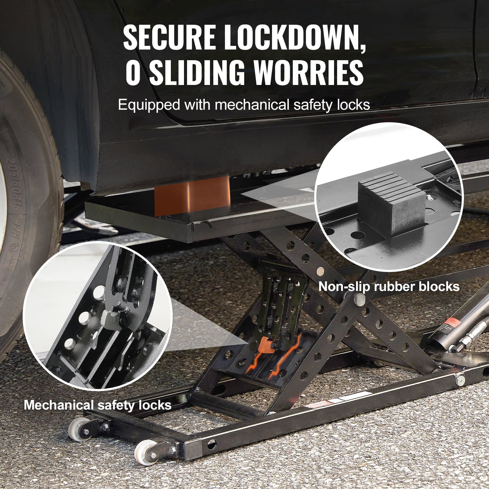 Portable Car Lift 7000 LBS Automatic Car Lift System Jack for Home Garage