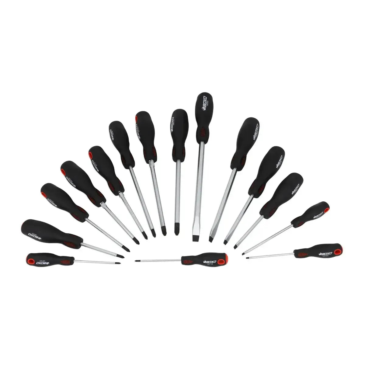 15-Piece Slotted, Phillips & Pozi Tip Screwdriver Set | 2/3rd EVA Foam