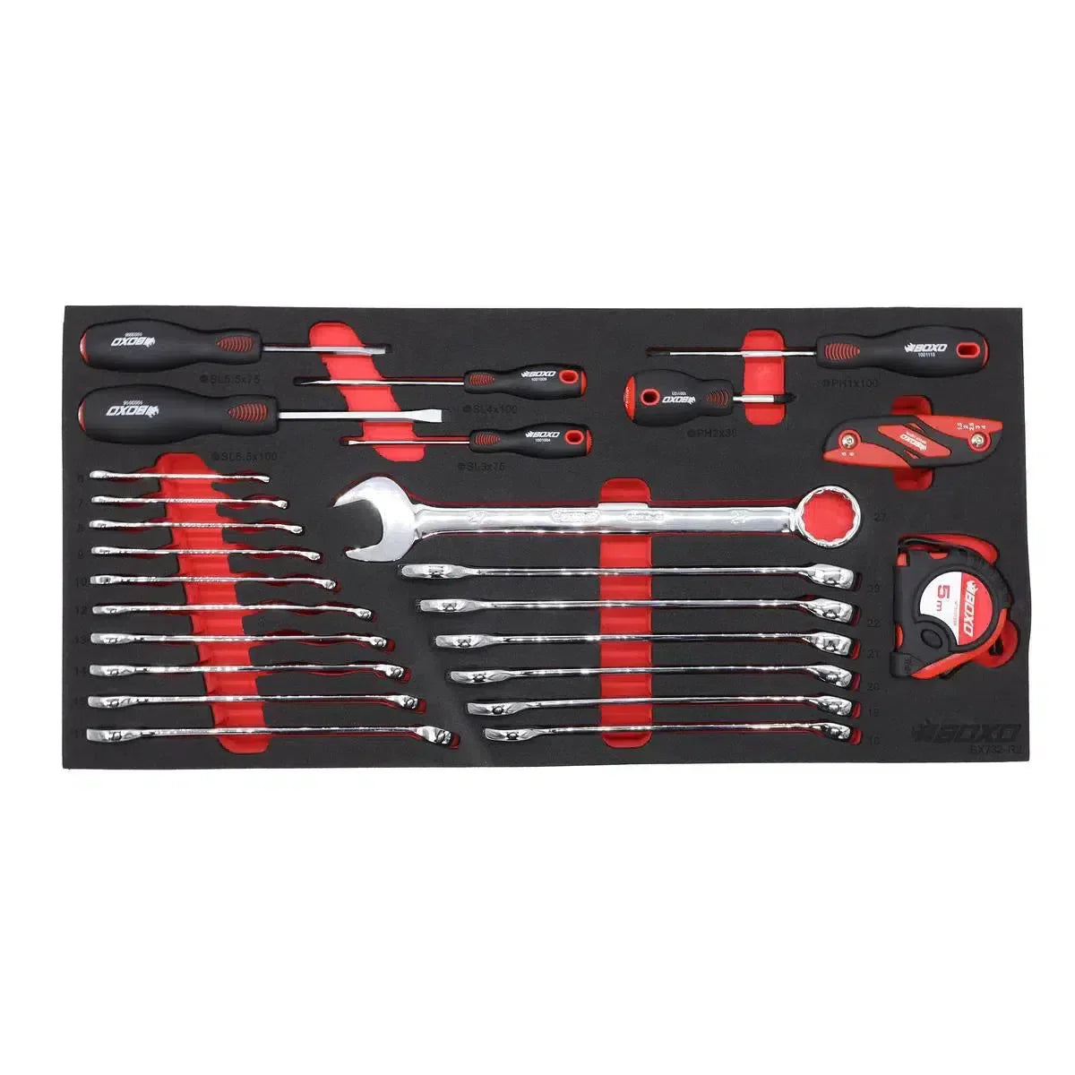 103-Piece Metric MotoBox Tool Set for 5-Drawer Hand Carry Box