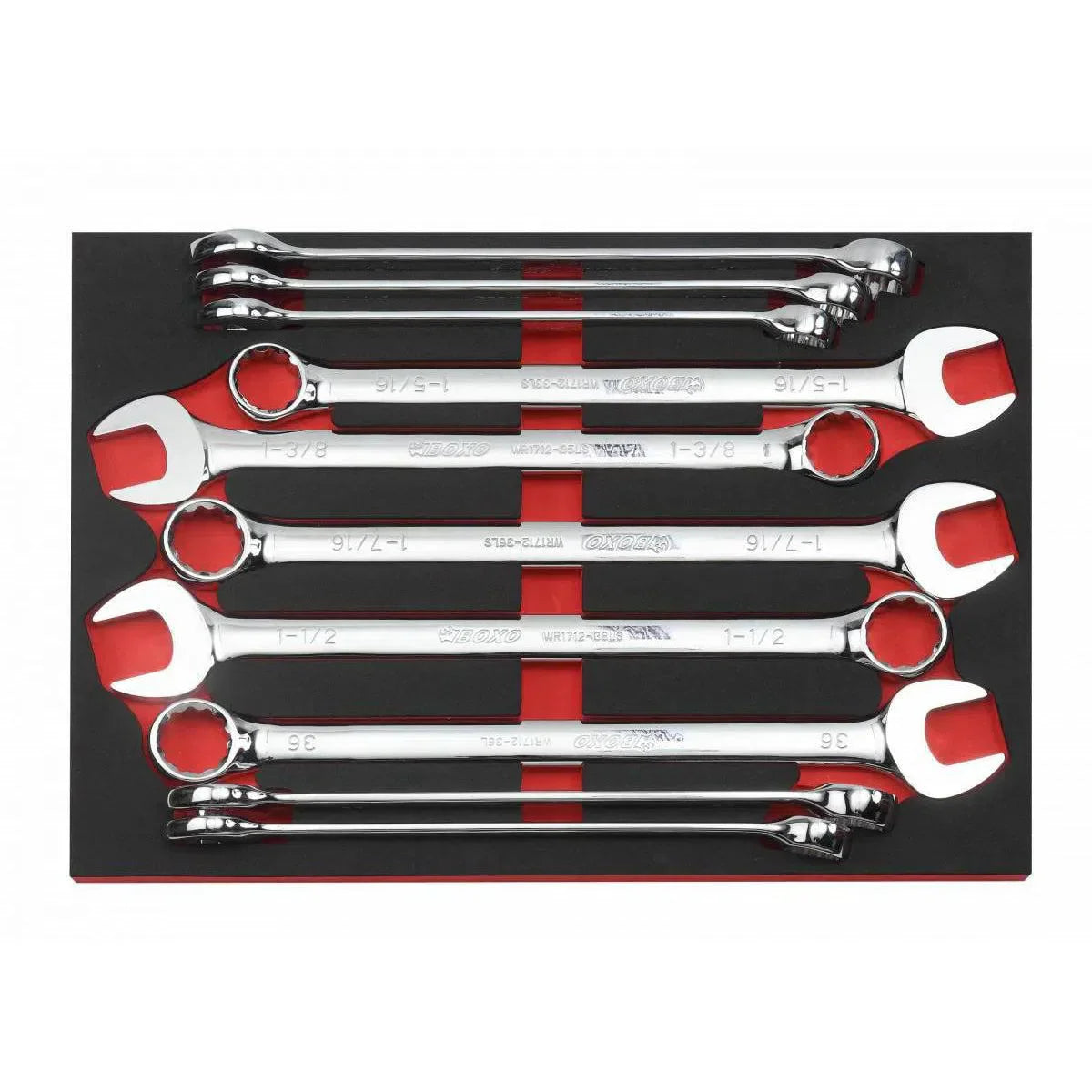 10-Piece Metric & SAE XL Combination Wrench Set | 3/3rd EVA Foam