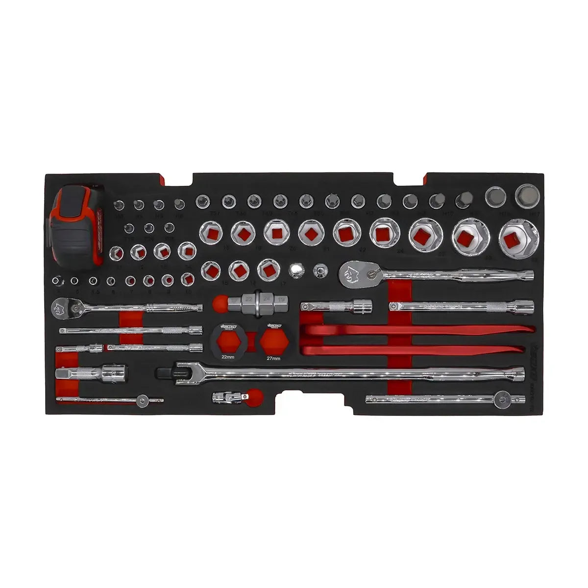 103-Piece Metric MotoBox Tool Set for 3-Drawer Hand Carry Box