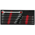 12-Piece Metric Ratcheting Wrench Set For Damaged Fasteners | 1/3rd EVA Foam