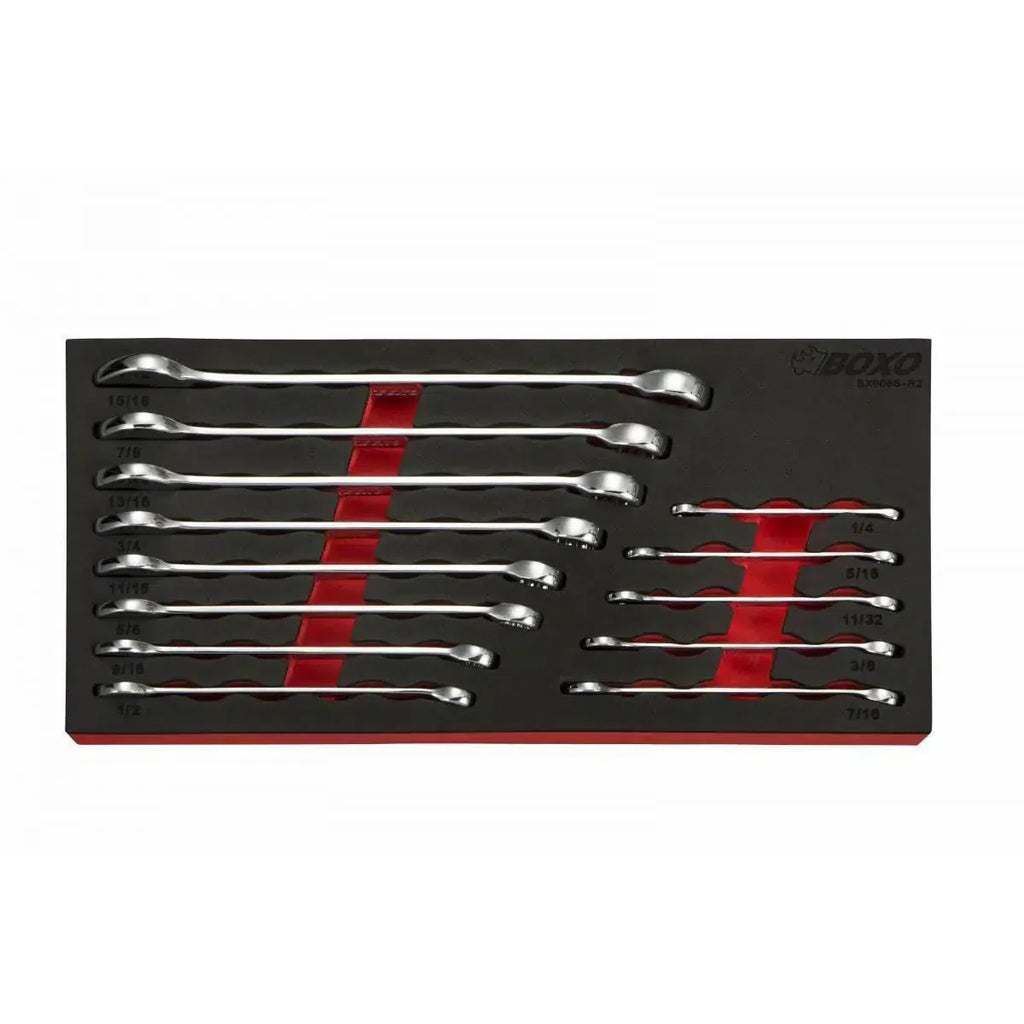 13-Piece SAE Combination Wrench Set | 1/3rd EVA Foam