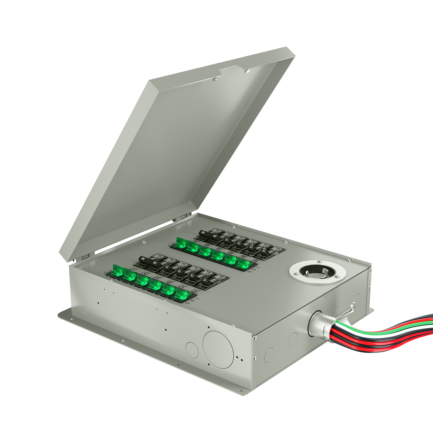 12-Circuit 120/240V 50A Non-Automatic Transfer Switch